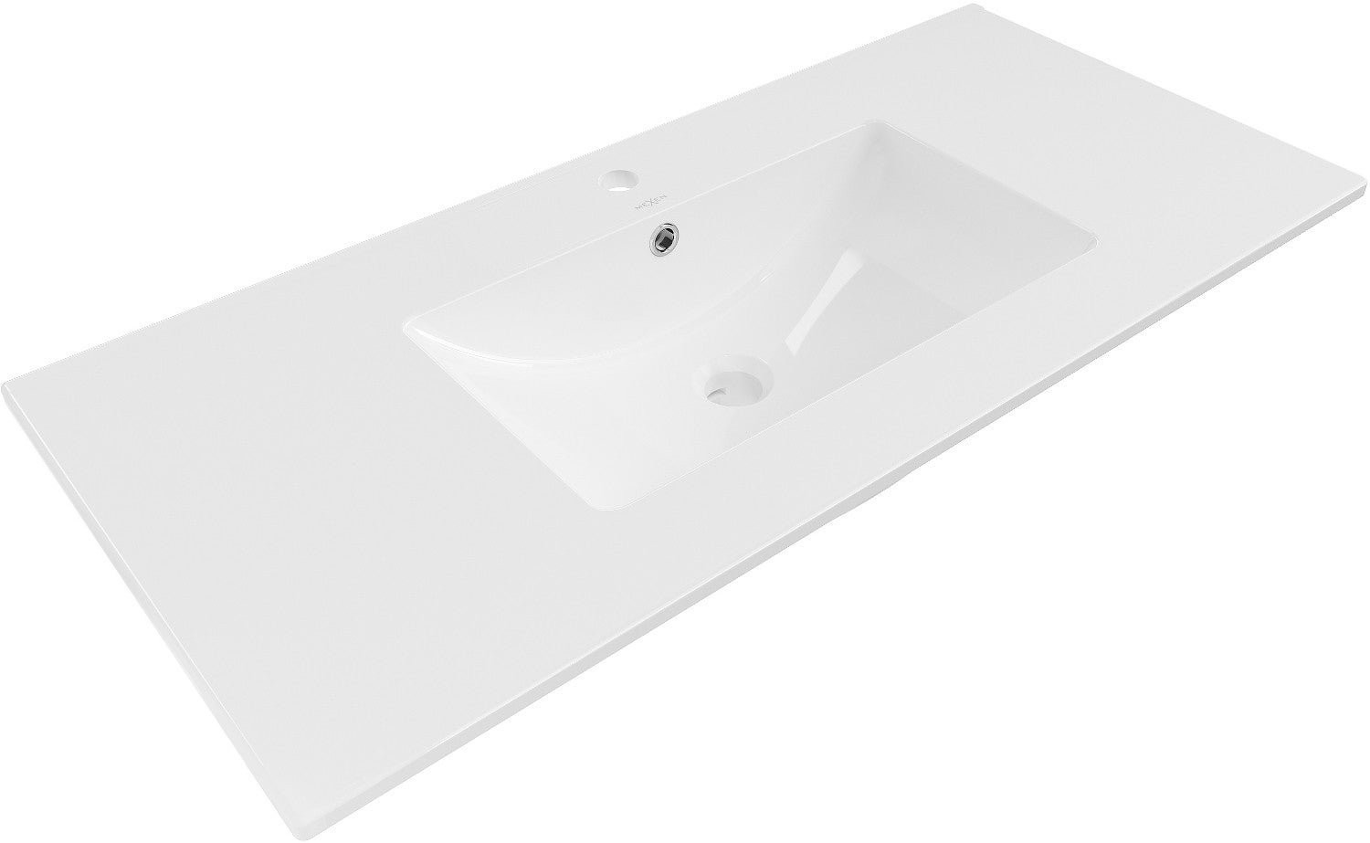 Mexen Atena umywalka wpuszczana w blat 101 x 46 cm, biała - 25011000