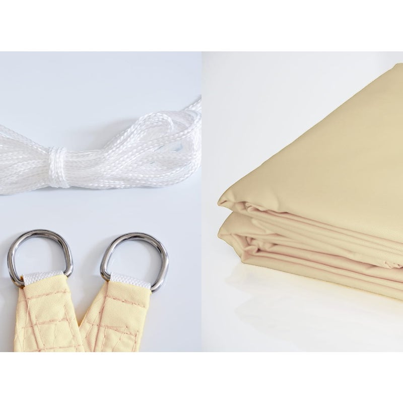 Żagiel przeciwsłoneczny Aio Factory wodoodporny codura beżowy 3x5 m 1szt