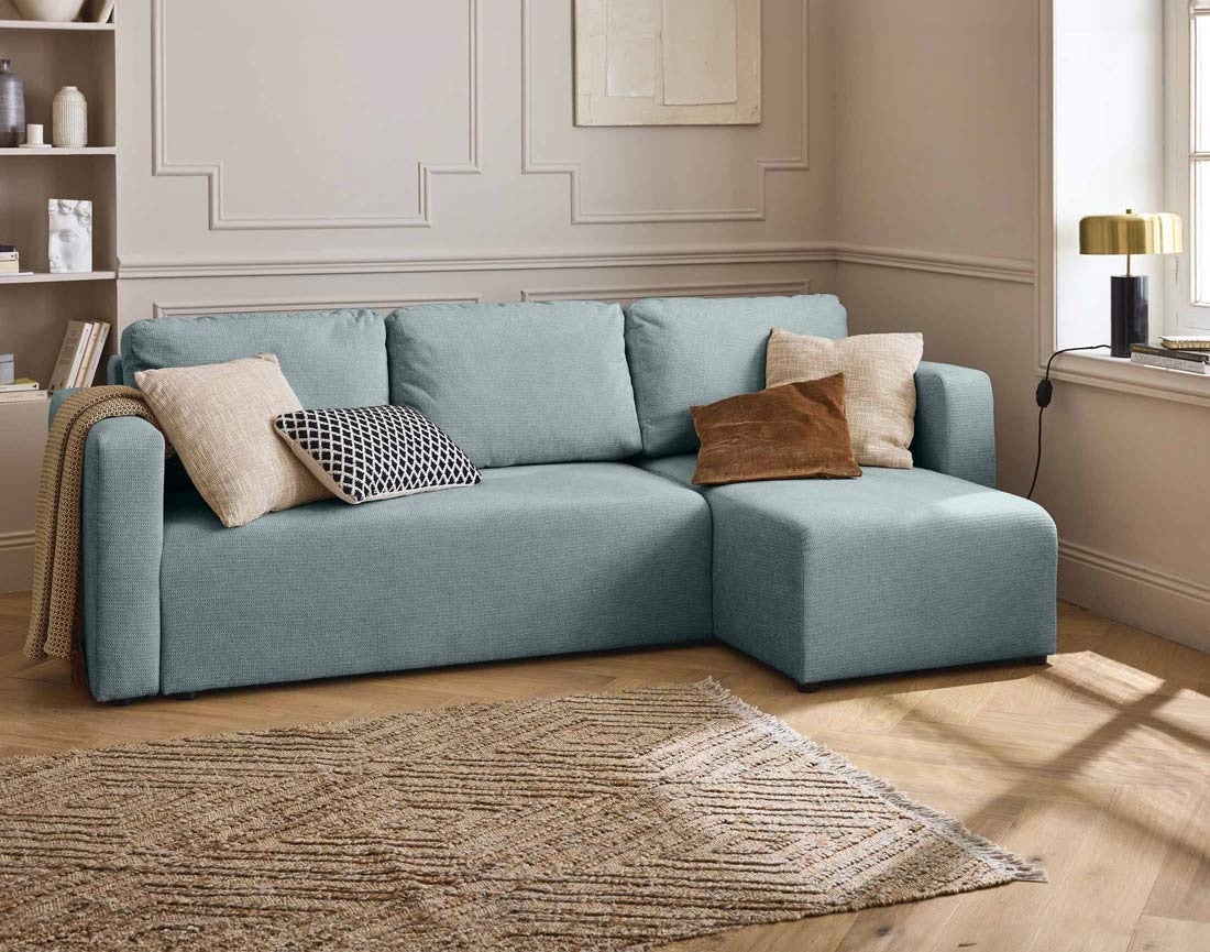 Tissu de remplacement pour auvent Bleu et blanc 5x3,5 m - EAN