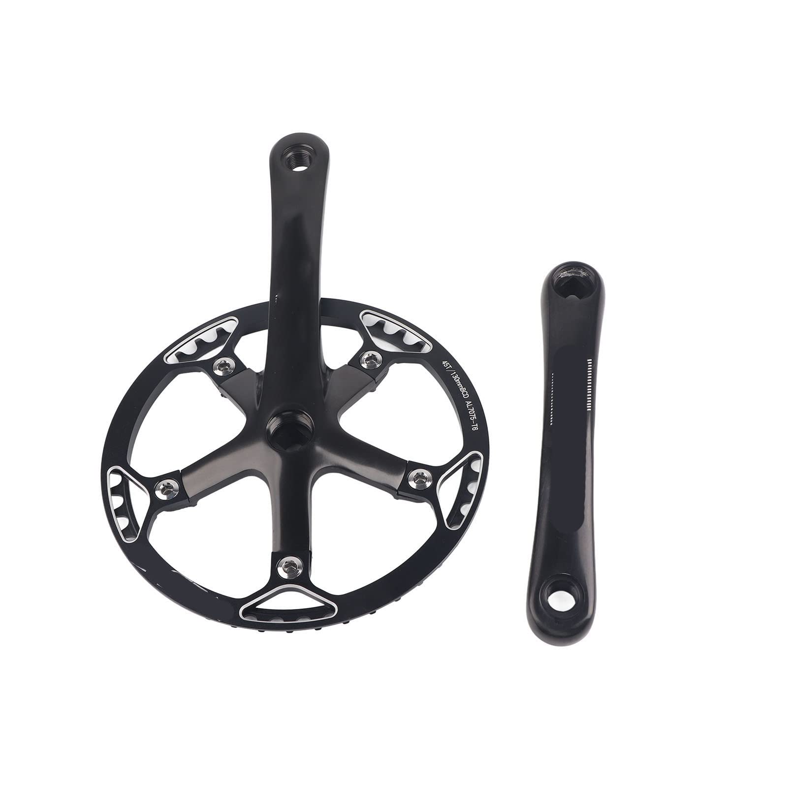 Ancien plateau BMX école cou pro 45t dent 110 130 BCD alliage d'argent