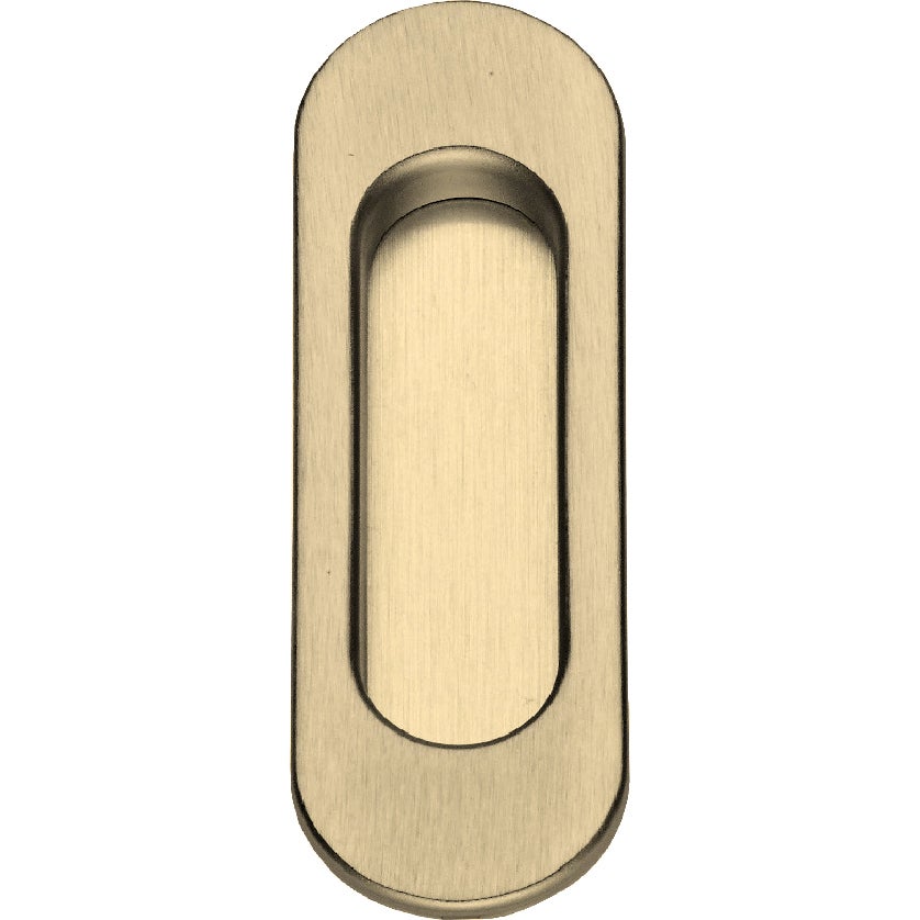 POIGNÉE OVALE POUR PORTE COULISSANTE SANS TROU OCT. | Leroy Merlin