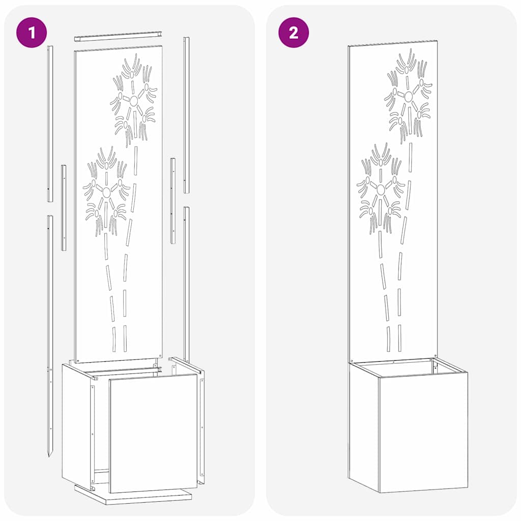Écran de confidentialité de jardin Anthracite 32 x 150 cm vidaXL - 9