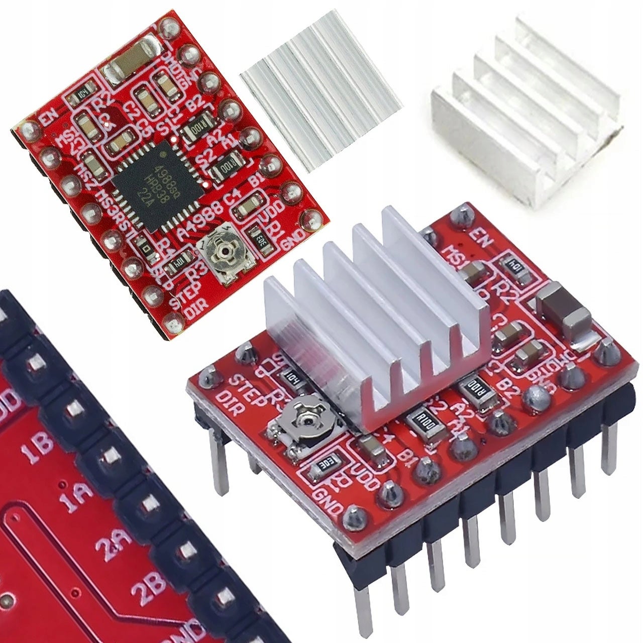 Contrôleur de Moteur Pas-à-Pas StepStick A4988 – Micro-pas 1/16 | 8–35 ...