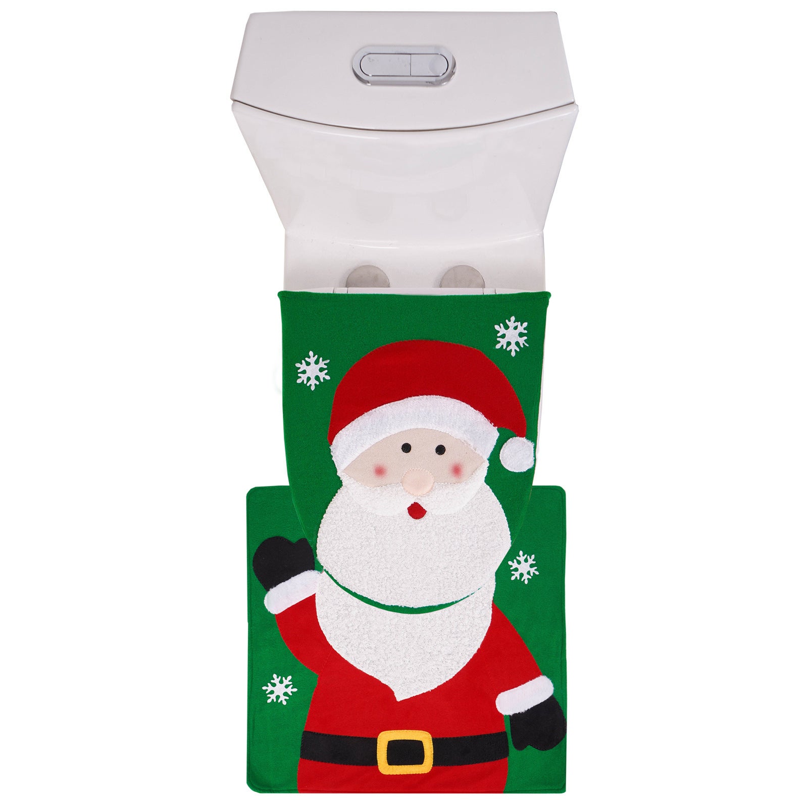 Couvercle Toilette Thème Noël,2 Pièces Toilette Lavable Décoration Noël,Boîte à Mouchoirs Décoration De Noël Pour Décoration De Salle De Bain à Maison | Leroy Merlin