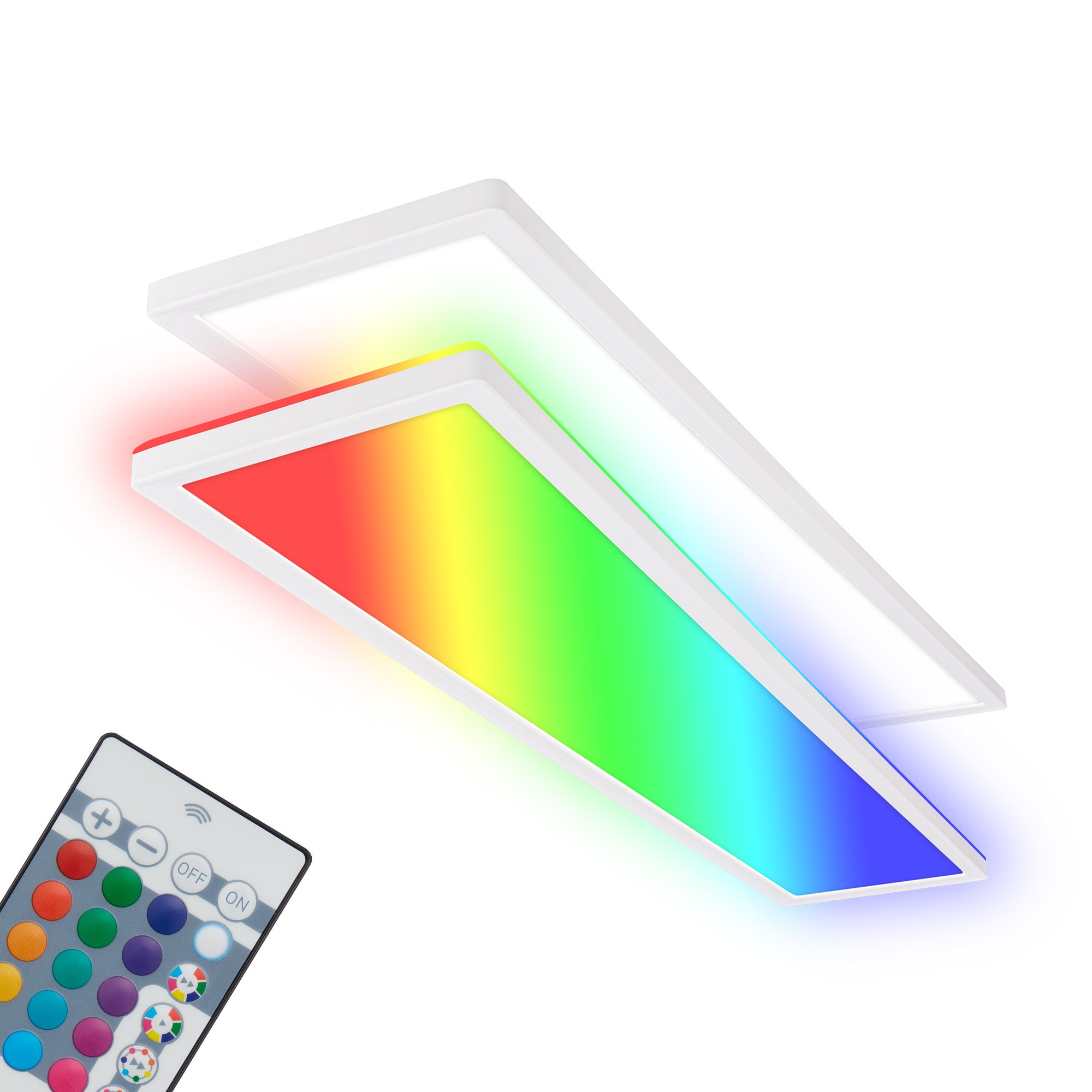 Briloner - LED plafondlamp 98cm met indirect licht, vlak, neutraal wit licht, LED lamp, LED plafondlamp, woonkamerlamp, LED paneel, keukenlamp, plafondverlichting, 98x20x3 cm, zwart, Vierkant, 98 cm Briloner - LED plafondlamp 98cm met indirect licht, vlak, neutraal wit licht, LED lamp, LED plafondlamp, woonkamerlamp, LED paneel, keukenlamp, plafondverlichting, 98x20x3 cm, zwart, Vierkant, 98 cm