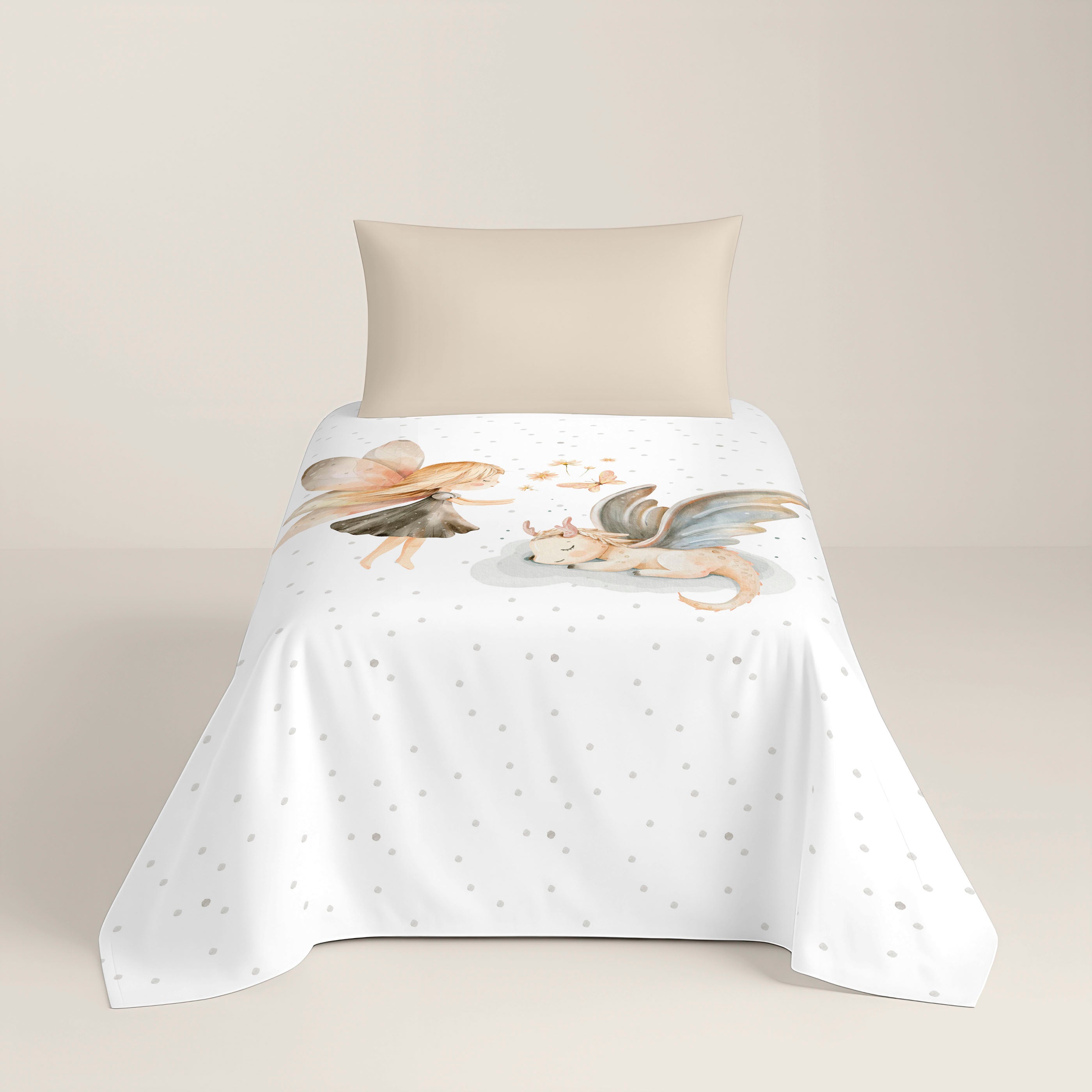 NATURALS - Capa de Edredão Estampada Cama 105 - Infantil - Algodão Extra Macio - Inclui 1 ou 2 Fronhas - Fabricado em Espanha - ELIA - 5