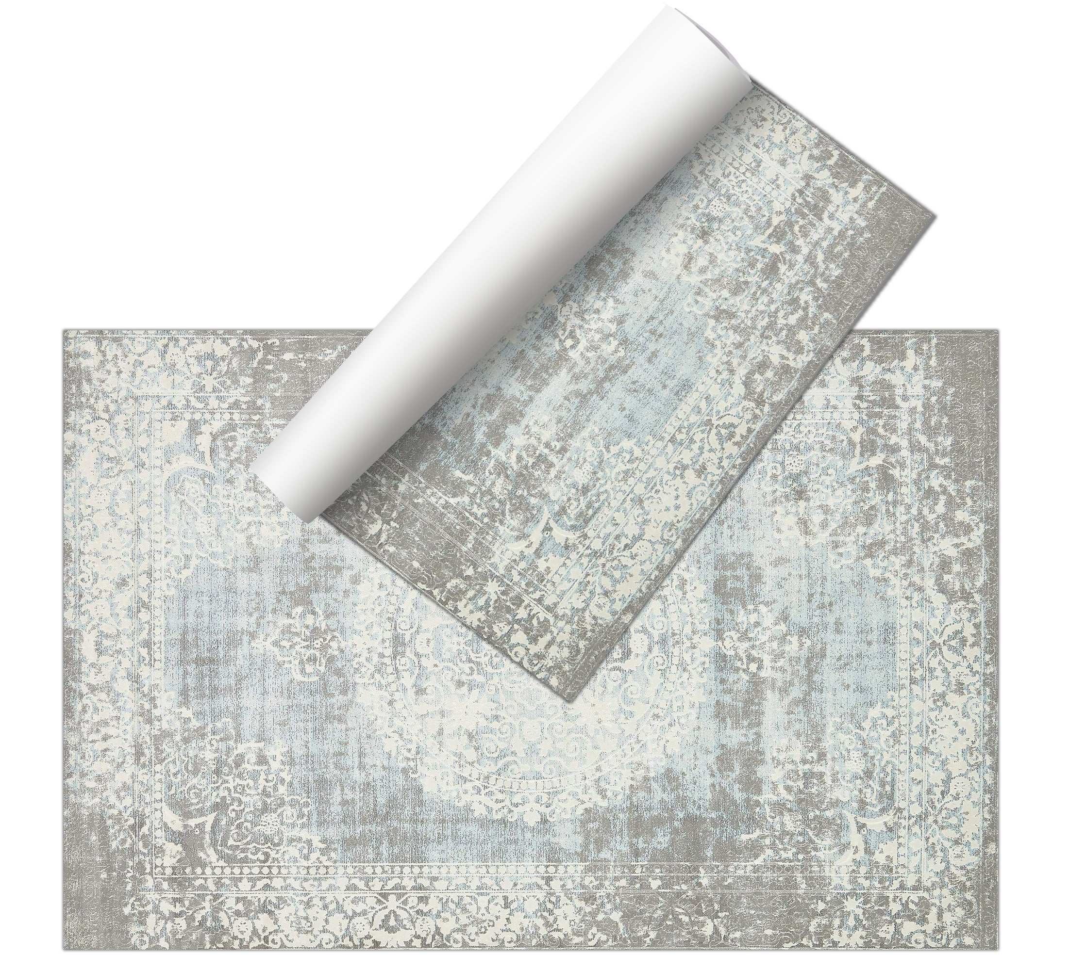 Tappeto antiscivolo in vinile, Megrez 160x230 cm - PVC stampato, lavabile, ignifugo, per salotto e cucina - 5