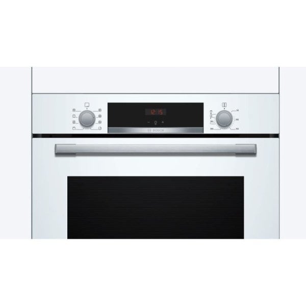 Four encastrable Ecoclean -BOSCH SER4 - HBA553BV3F - Blanc - 71 L - Classe énergie A+ - 59,5 x 59,4 x 54,8 cm - 3