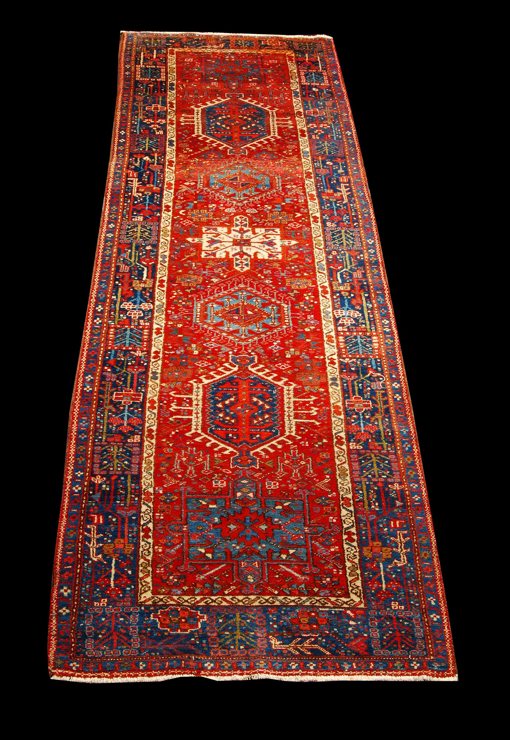 Oryginalny ręcznie tkany kilim/dywan z certyfikatem autentyczności 360x105 GALLERIAFARAH1970
