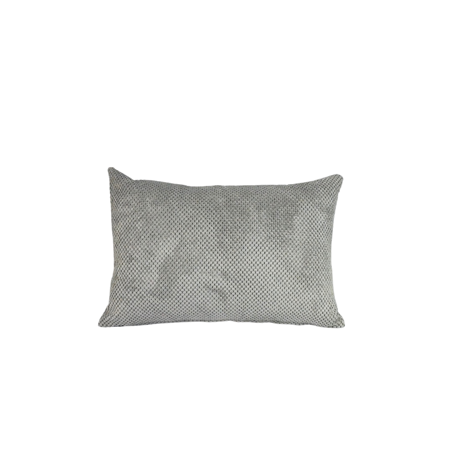 Poduszka ozdobna 60x40 Zefir dot Jasny szary Velvet
