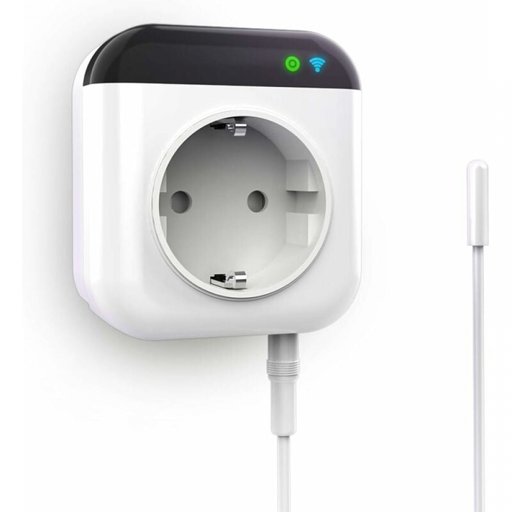 Programowalne gniazdko termostatyczne WiFi z czujnikiem, cyfrowe gniazdko sterujące WiFi z aplikacją