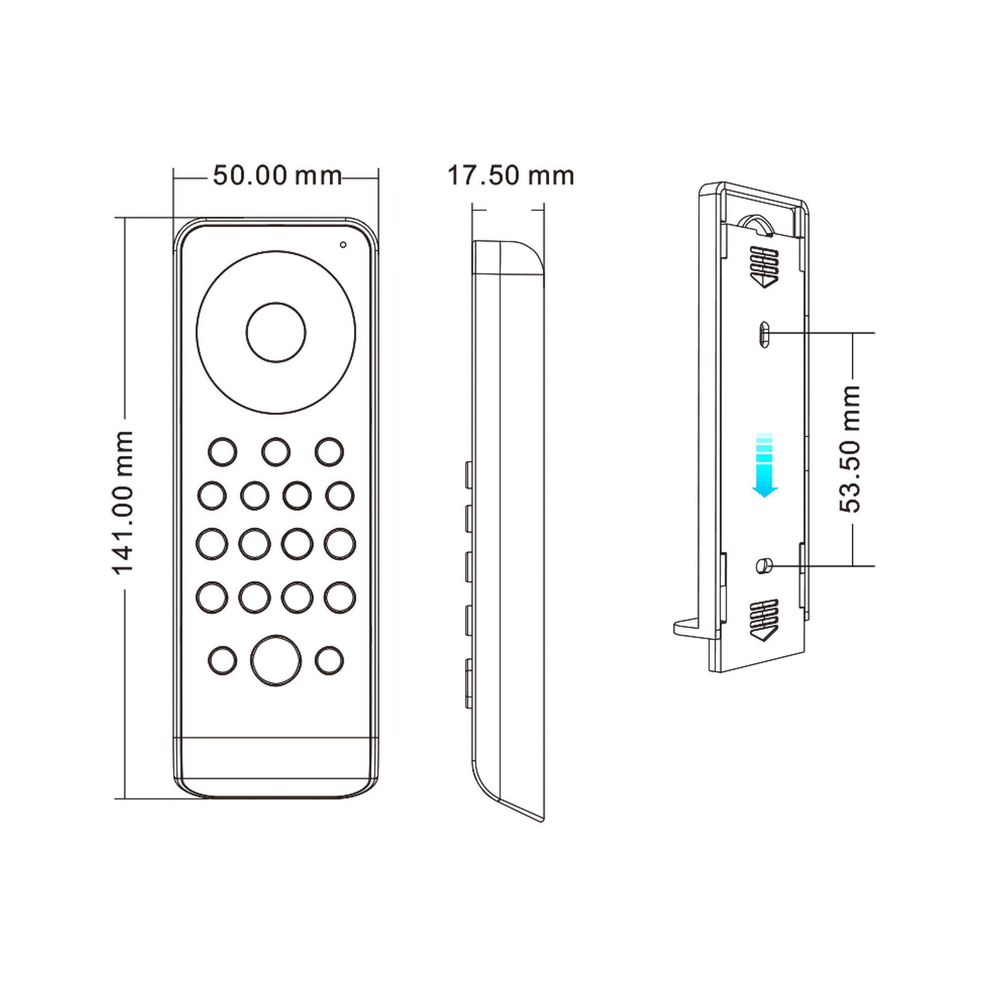 Telecomando LED monocolore/CCT/RGB/RGBW/RGB+CCT - 8 zone / 8 scene - SK-RS10 - Skydance - 6