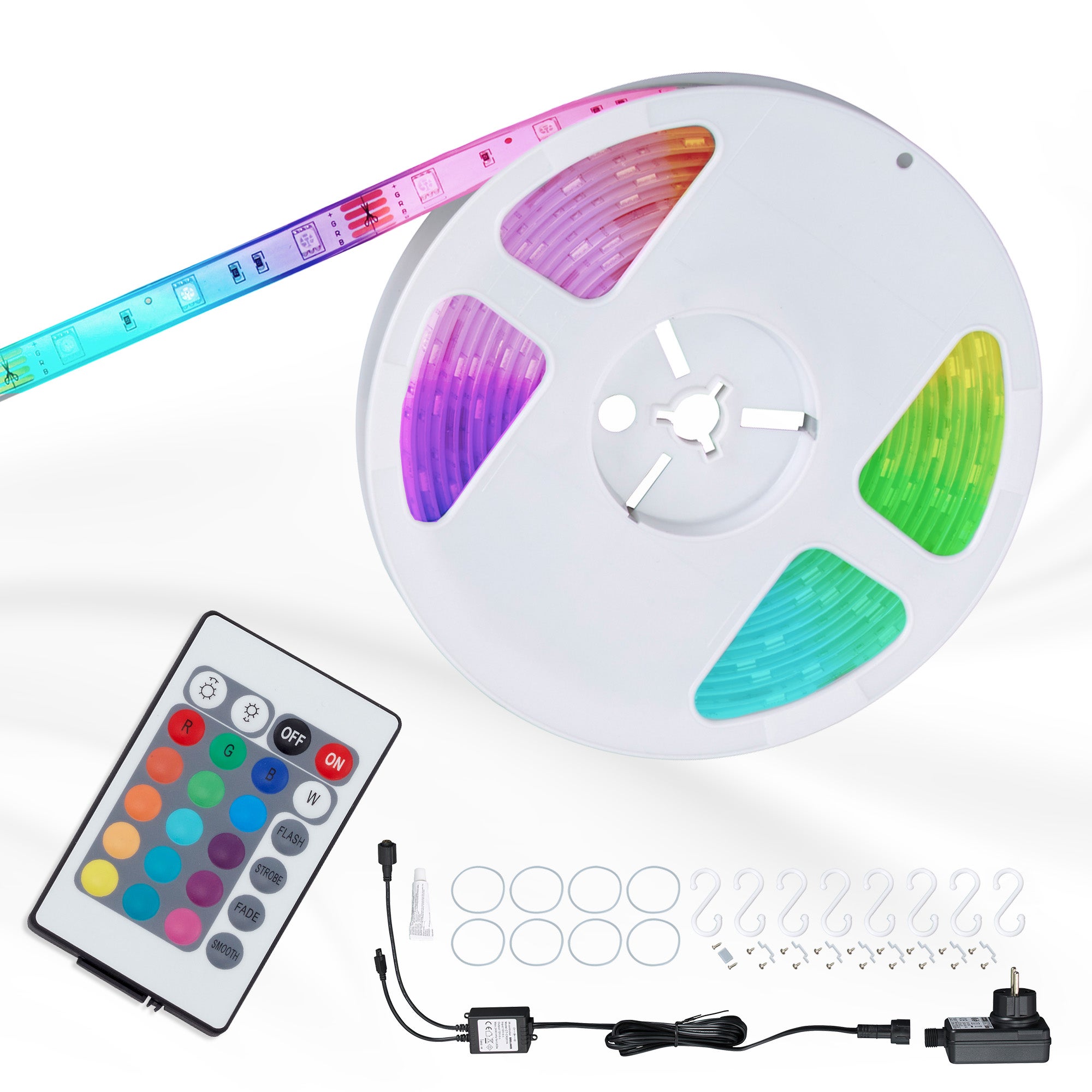 RGB LED Band 500 cm 0,1W weiß | Leroy Merlin