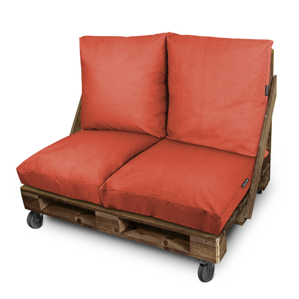 Happers cojín de suelo multiusos exterior naylim mate naranja 60x60 (1 unidad)
