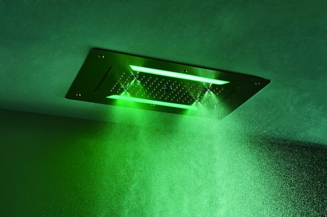 BERNSTEIN - Douche de tête encastrable au plafond XXL- douche de tête en acier inoxydable DPG5030 - 70x38cm