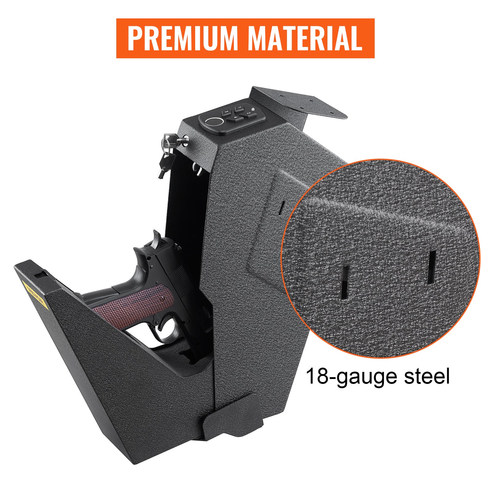 Coffre-fort Biométrique Awesafe Pour Pistolet – Accès Rapide, Version Mise à Jour