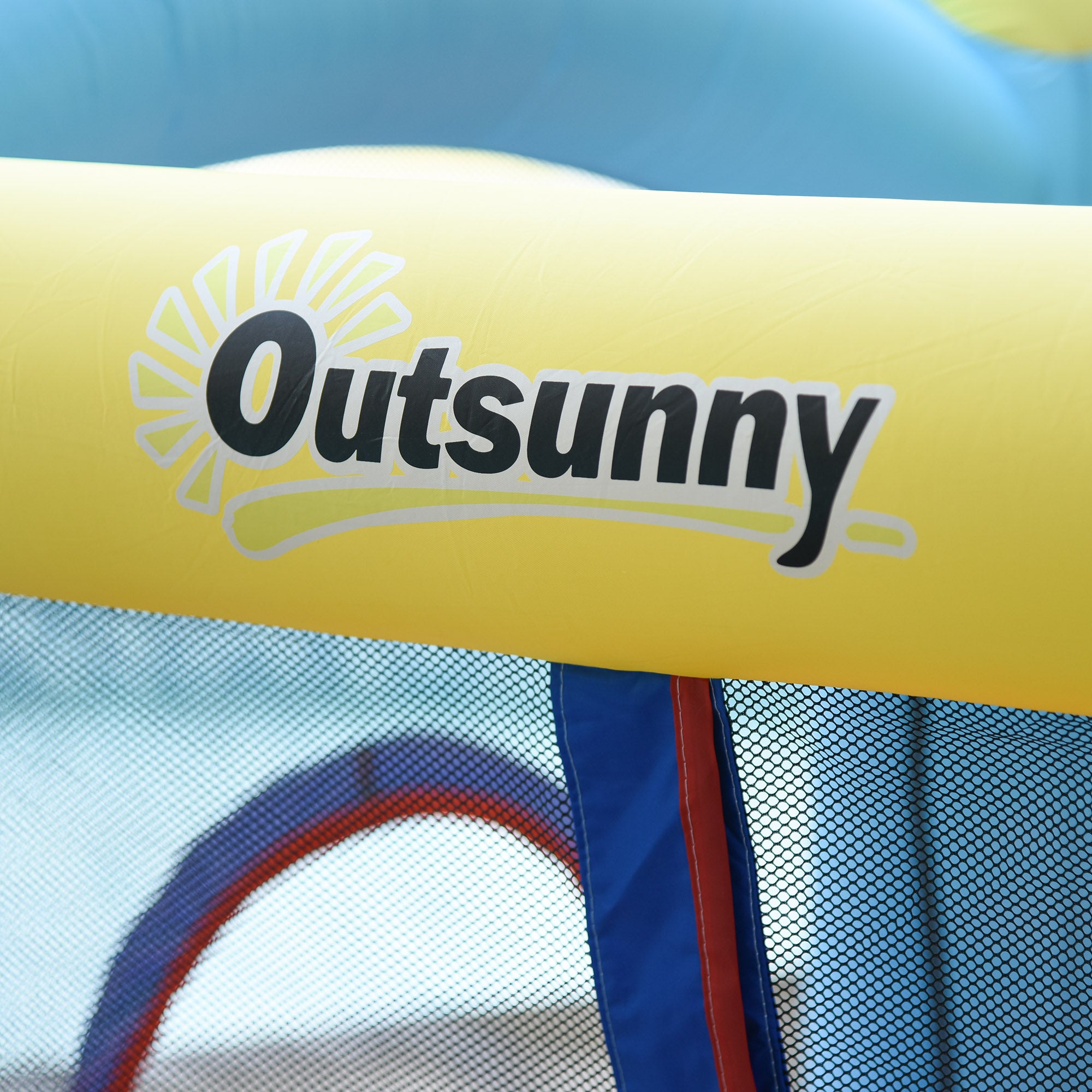 Castelo Insuflável Infantil Outsunny Multicolorido Tecido Oxford e Poliéster 360x175x180cm - 5