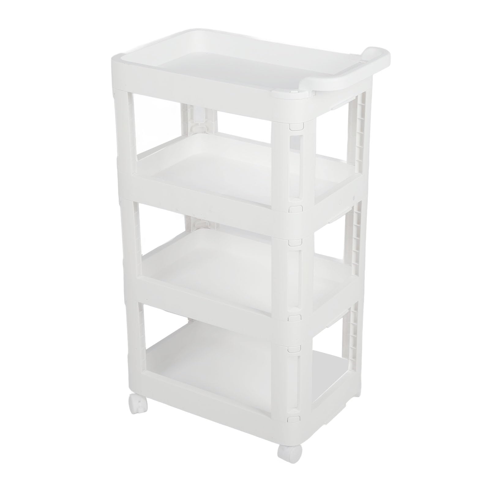 COM-FORT HOUSE- Carrello Multifunzione- Carrello Portaoggetti con Ruote - 3 Livelli - Colore Argento | Leroy Merlin