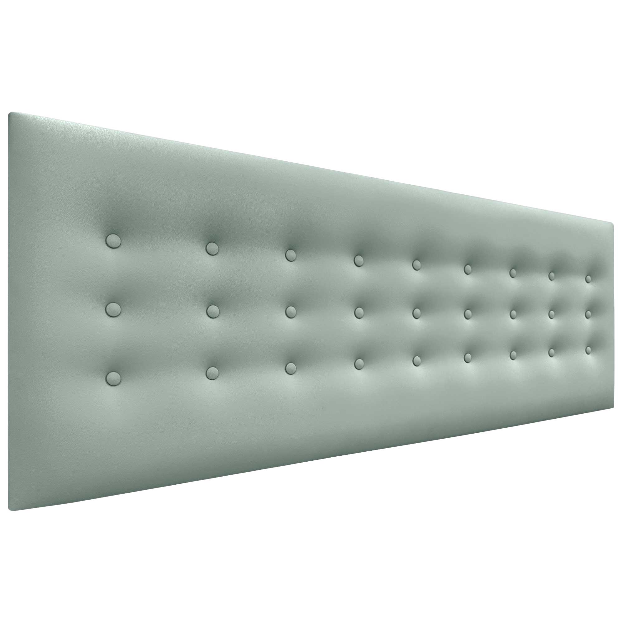 DHOME Testiera in Tessuto ACUALINE con 3 File Intercalate di Bottoni Testiera Imbottita Letto di Lusso(Verde Acqua, 150cm) | Leroy Merlin
