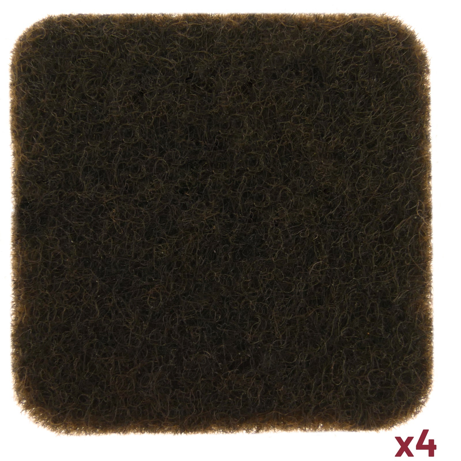 Carré de feutre adhésif pour meubles 32x32 mm pack de 4 - 2