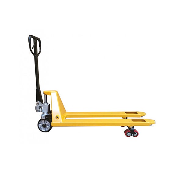 Tire palette manuel couleur jaune - Fourches 1150x540mm idéal palette Europe - Capacité 2500kg - Tous secteurs - AC25CBVJAUNE