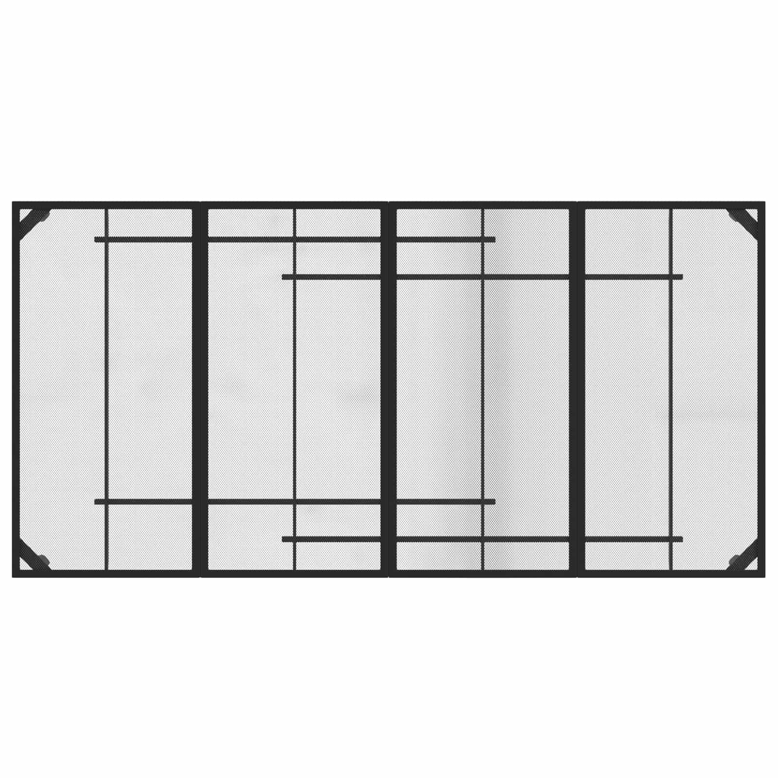 Juego de muebles de exterior 7 pcs Gris antracita vidaXL - 6