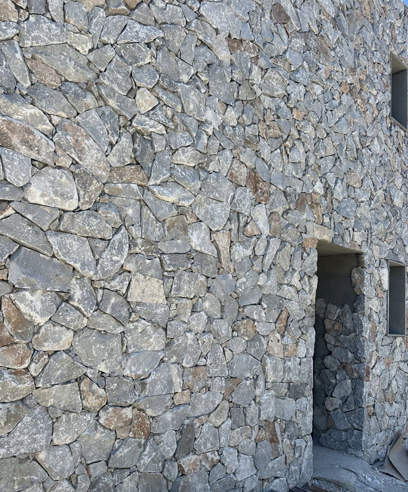 Pierres Sèches - Parement mural - BLUESTONE - Naturelle - Opus incertum - 5