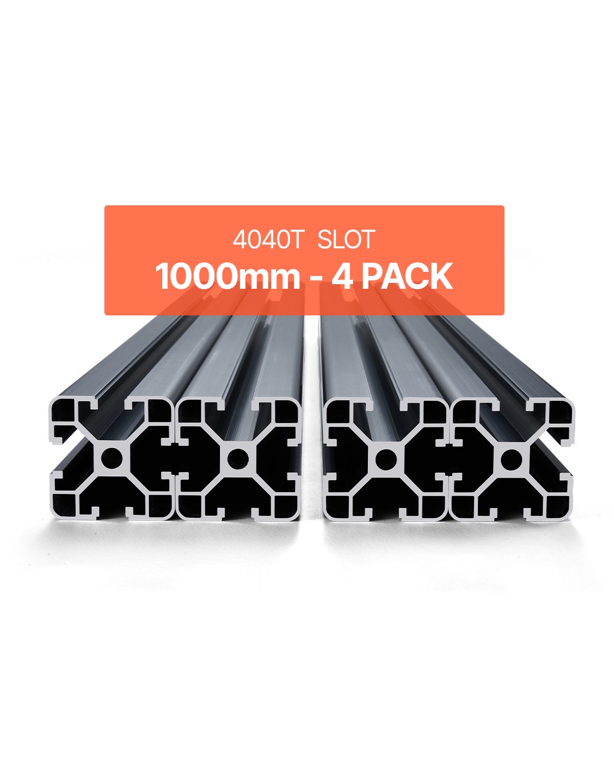 Profilo In Alluminio 2020 V Per Stampanti 3D E CNC - Kit Completo Con 4 Guide Lineari, Connettori E Dadi - 3