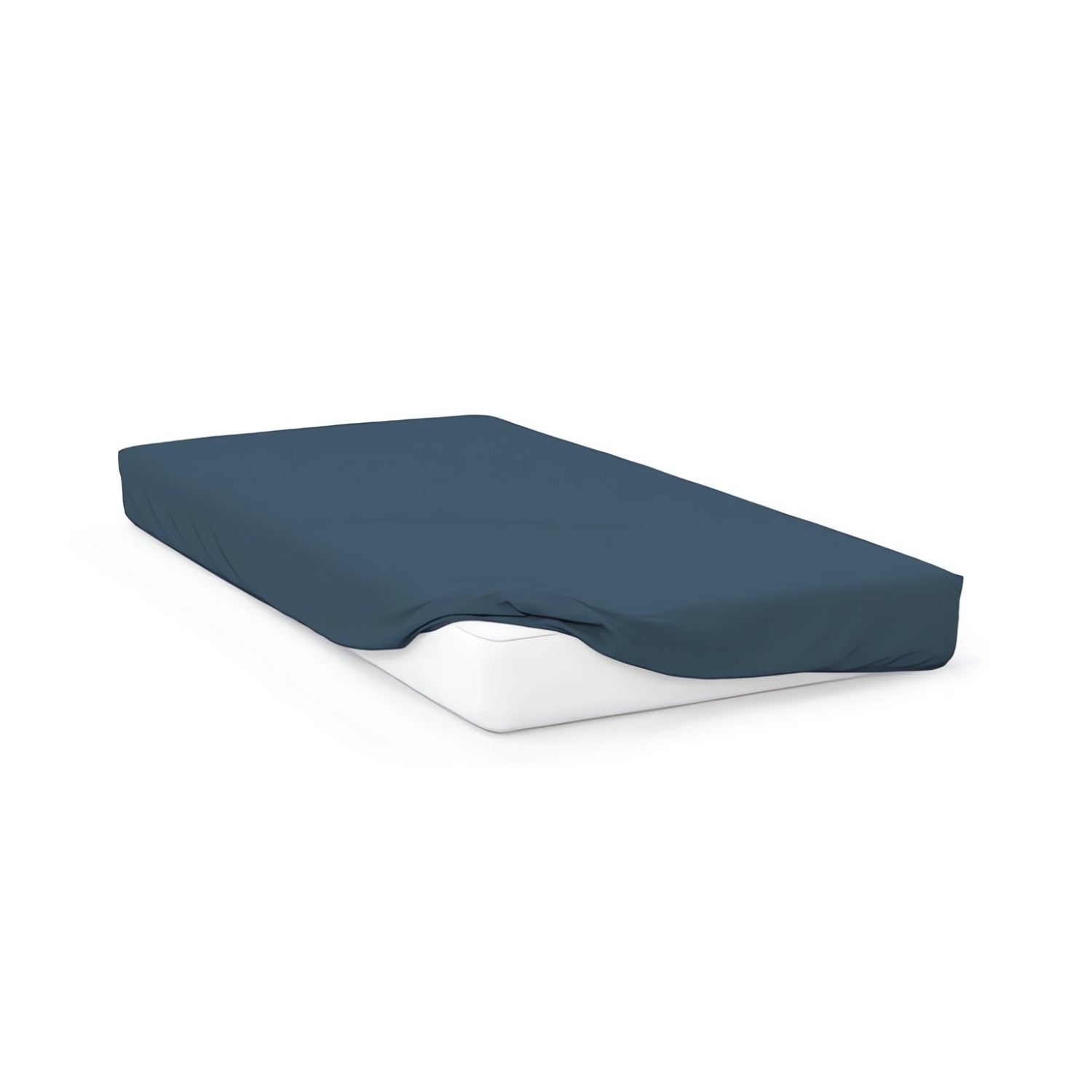 Soleil D'Ocre - Drap Housse TPR Coton 57 Fils 160x200 Cm UNI Blanc Pour Lit à Têtes Et Pieds Relevables