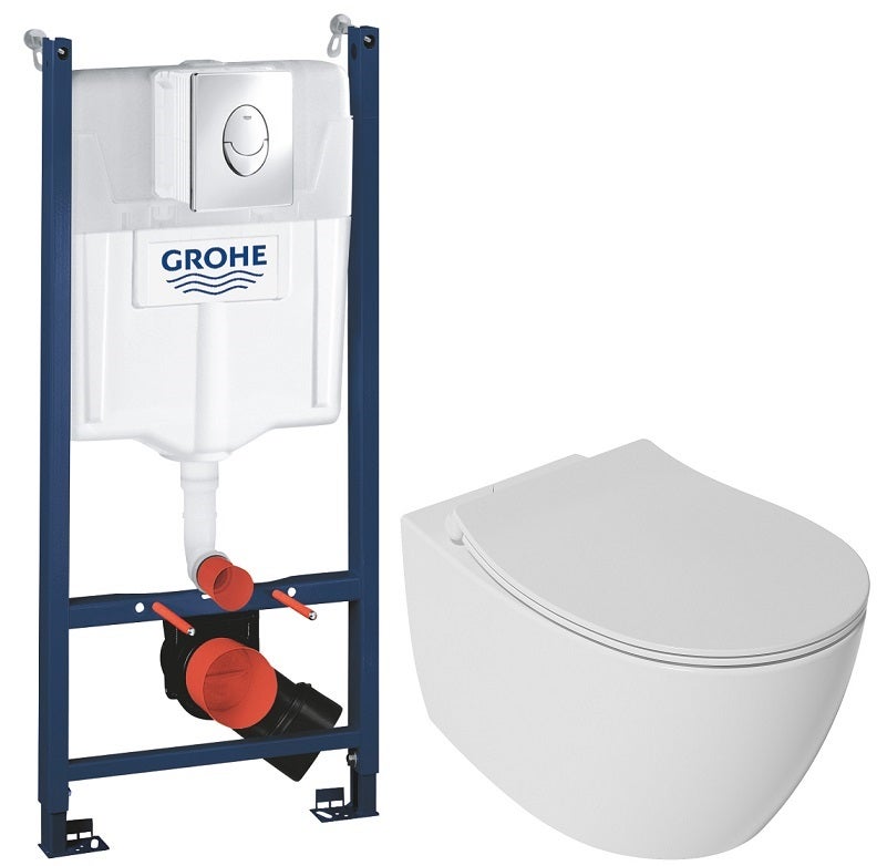 ALL IN ONE Incastrat - Grohe + Isvea Sentimenti - Gata de montaj