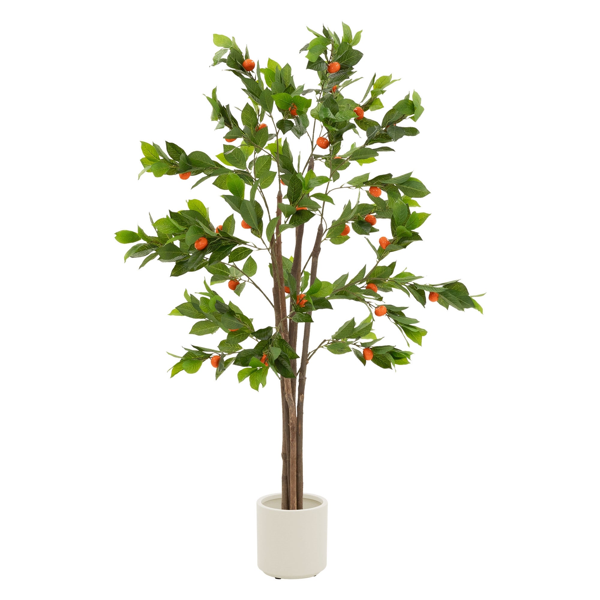 ML-Design sztuczne drzewko pomarańczowe 160 cm realistyczna roślina dekoracyjna do wnętrz i na zewnątrz łatwa w pielęgnacji w doniczce