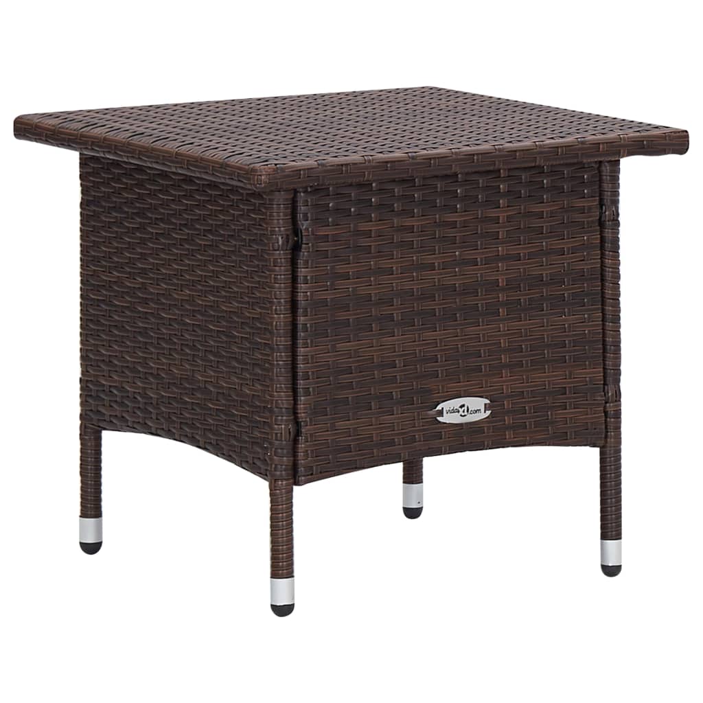 Maison Exclusive - Set Divani da Giardino 2 pz con Cuscini in Polyrattan Marrone - 9