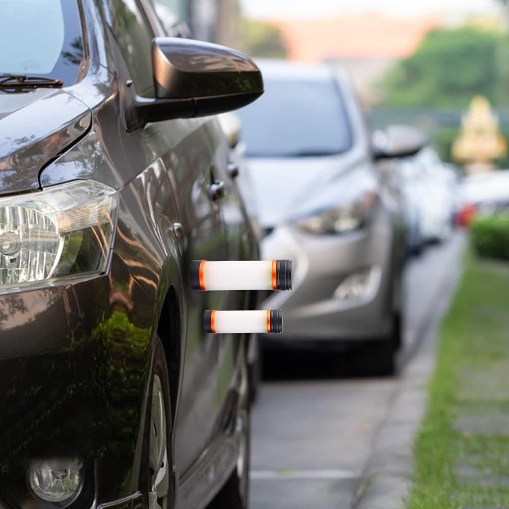 torce portatili, luci da campeggio, torce di emergenza, faretti da campeggio, super portatili, arancioni - 4