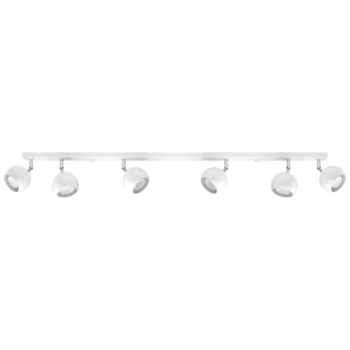 Reflektor sufitowy spot natynkowy Oculare listwa biały chromowany 6xGU10x40W wym: 120 x 120 cm metal Sollux Lighting