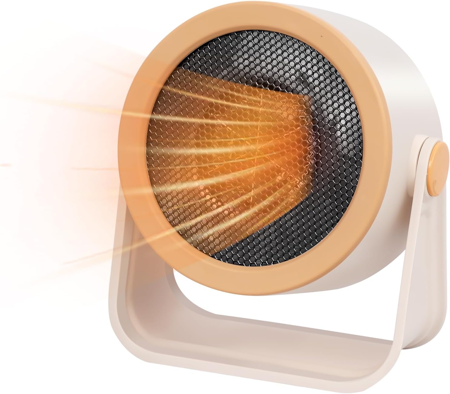 Ogrzewacz pomocniczy, przenośny do biura, tarasu, garażu i domu z zabezpieczeniem przed przegrzaniem i przewróceniem.
