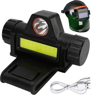 Torcia frontale LED ricaricabile con batteria da 1200 mAh, 360 lumen Torcia frontale LED ricaricabile con batteria da 1200 mAh, 360 lumen