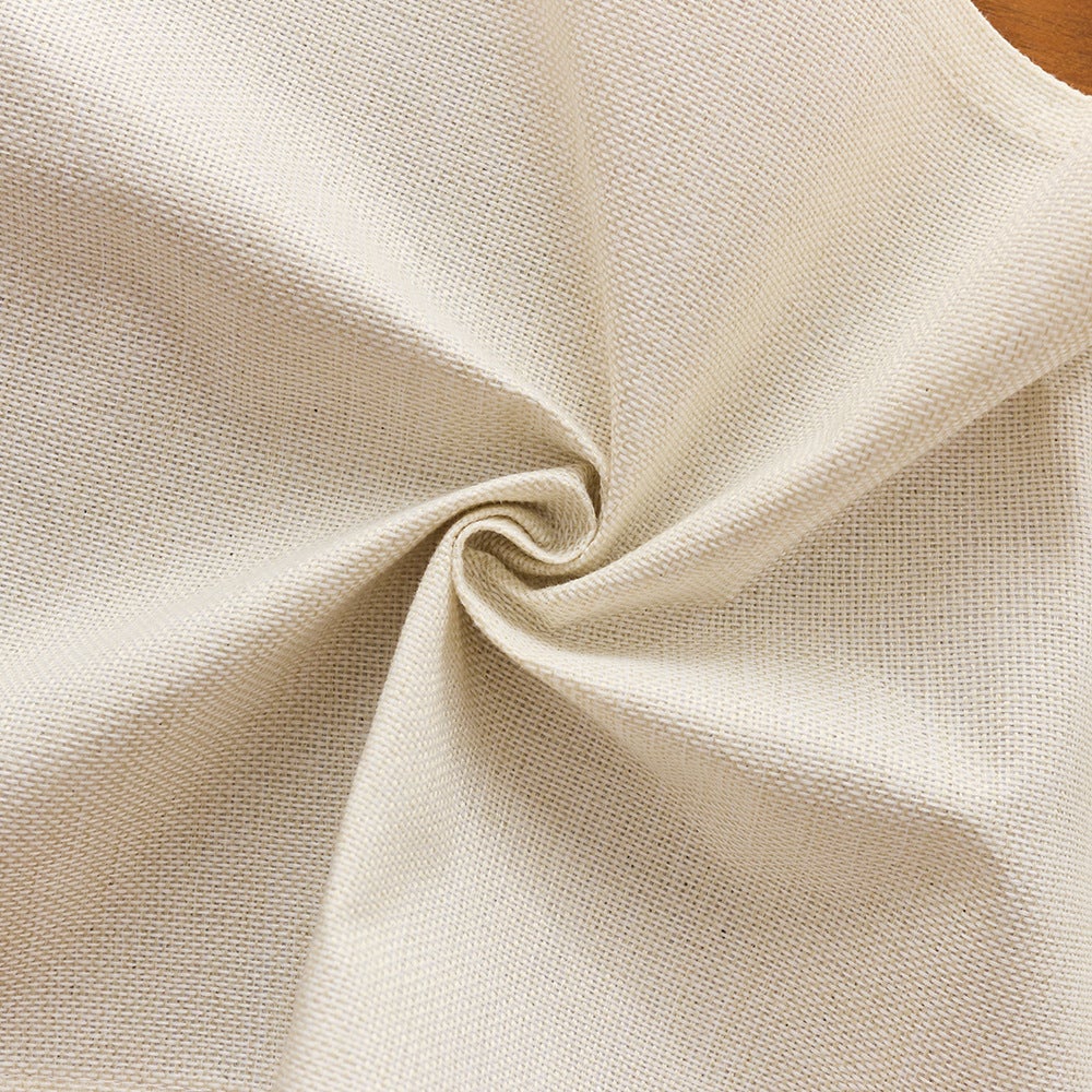 Camino de mesa lavable color beige, ideal para otoño, decoración del hogar, fiestas y celebraciones, 30 x 140 cm. - 4