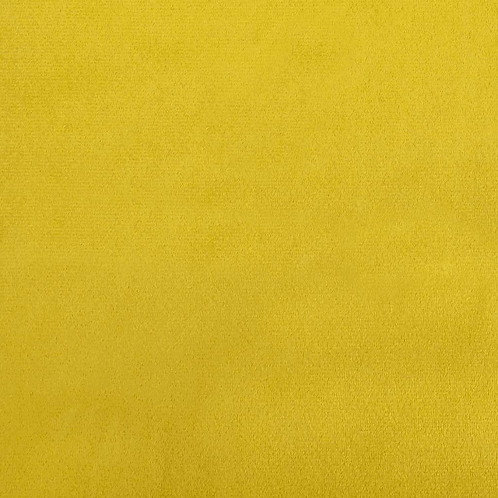 Maison Exclusive - Chaise à bascule Jaune moutarde Velours - 7