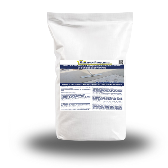 Mortier pour sols industriels et voiries à prise et durcissement rapide Sac de 25 Kg Gris RAL 7004 - MORTI160 - MATPRO