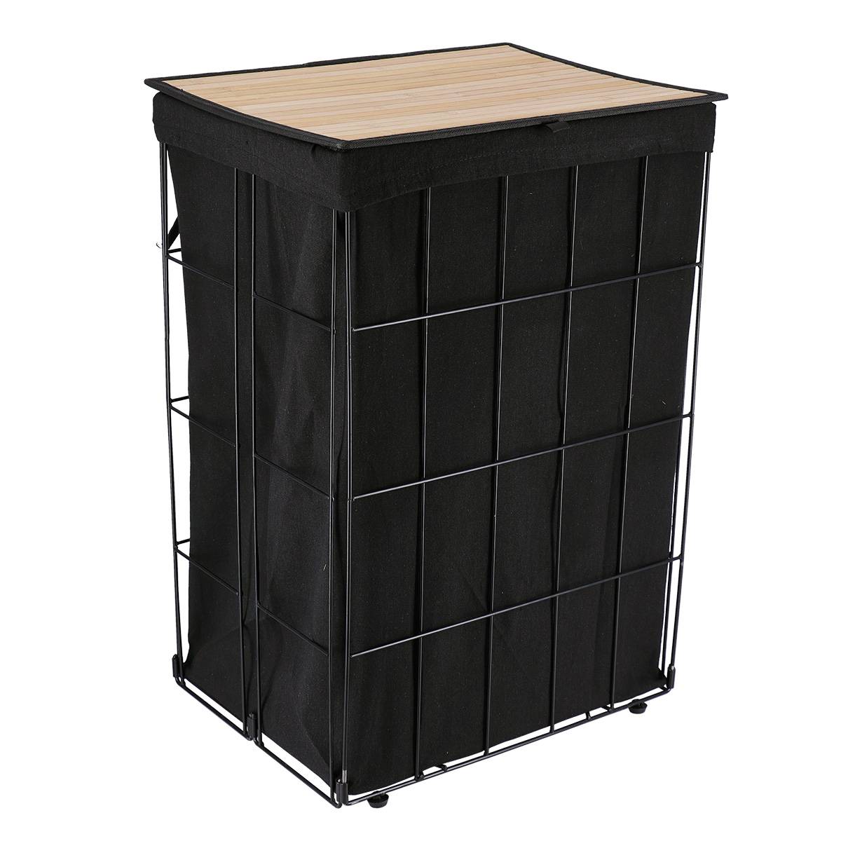 Panier A Linge Noir Panier à Linge Fulasofia 110L Avec Couvercle - Sac Amovible Lavable Et Poignées Bambou Couvercle Sac Amovible Panier A Linge Noir Panier à Linge Fulasofia 110L Avec Couvercle - Sac Amovible Lavable Et Poignées Bambou Couvercle Sac Amovible