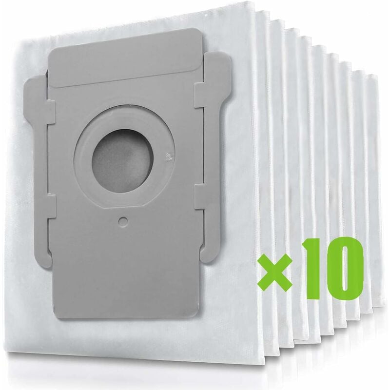10 szt. Worków do Irobota Roomba i7, Zapasowe worki do odkurzacza iRobot Roomba i7 i7+ / i7 Plus E5 E6 E7 S9 S9+