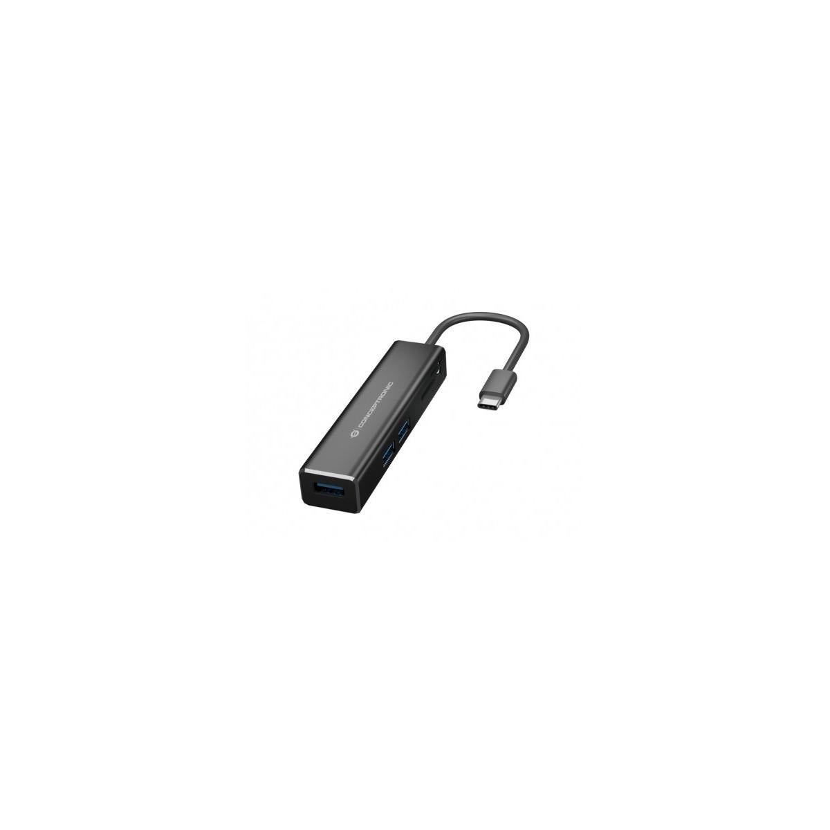Conceptronic Hub 3.1 Usb-C Donn08 3 Puertos Usb 3.0 Y Lector Tarjetas Sd / Microsd - Imagen 3