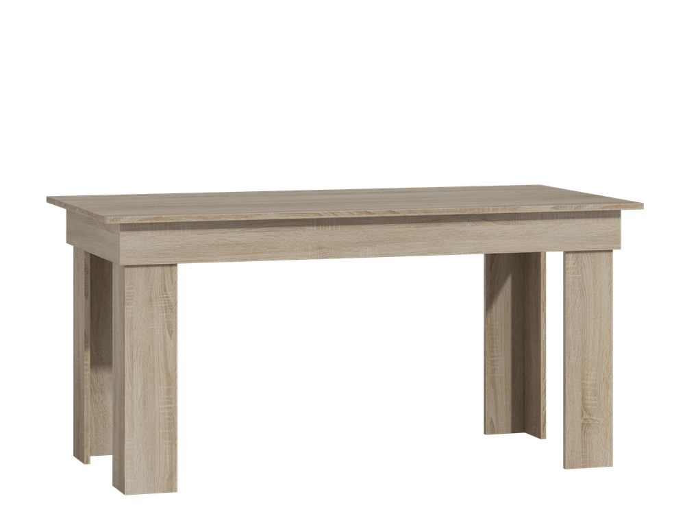 Table À Manger Blanche 4 Places Ronde Bois 80*80 Scandinave - Table BUT