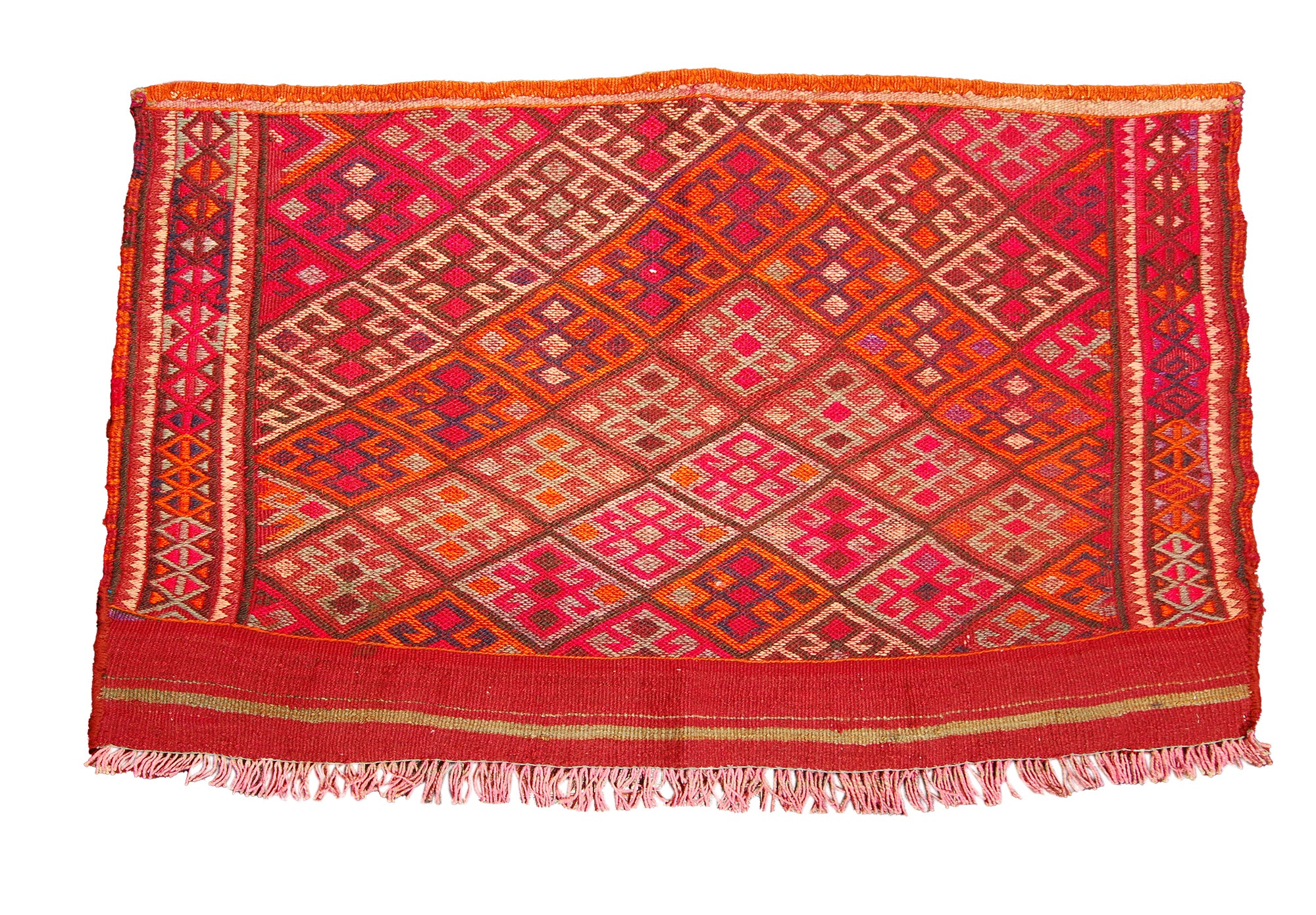 Oryginalny ręcznie robiony orientalny dywan, wymiary: 113x56 cm z certyfikatem autentyczności