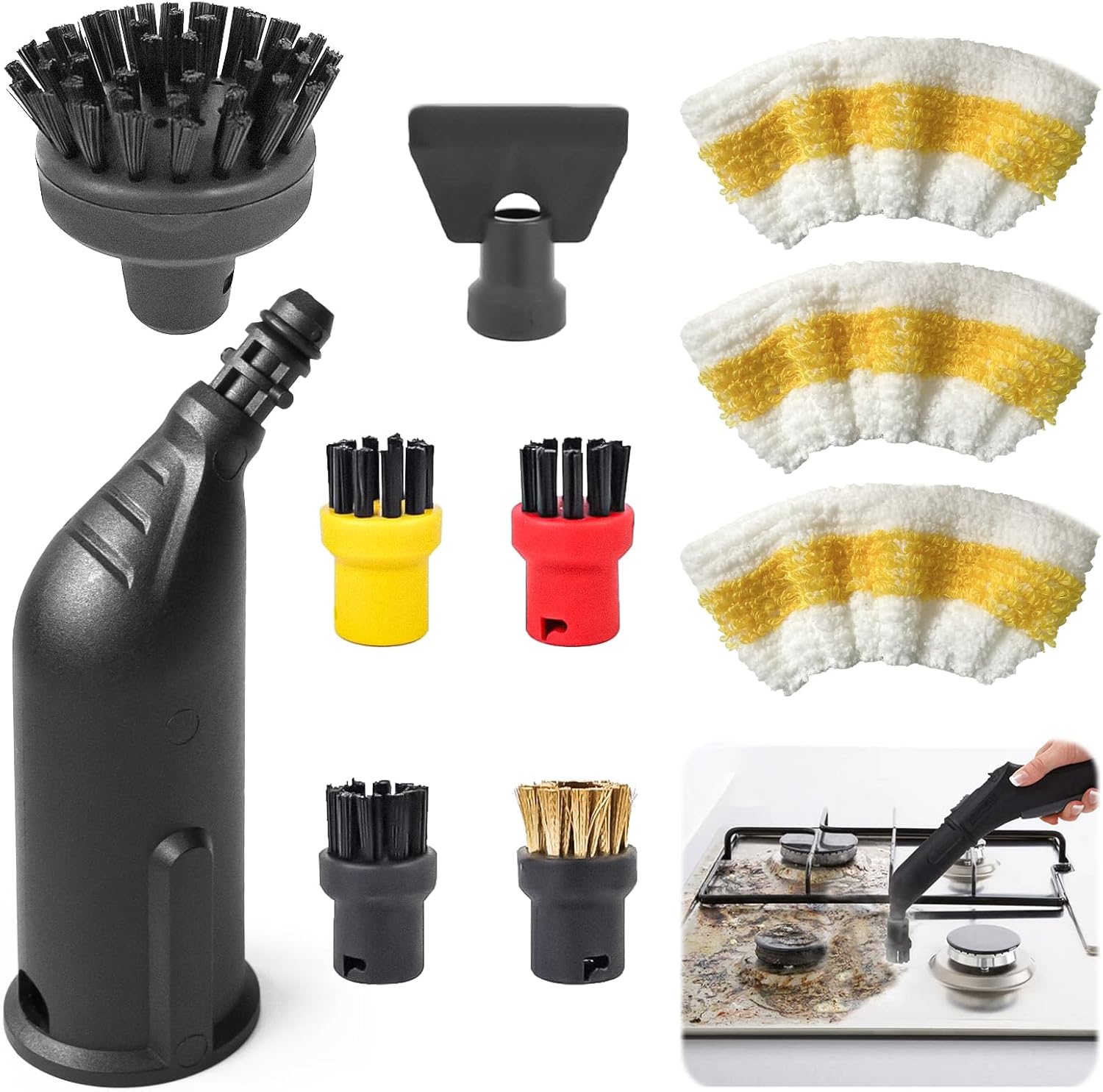 Accessori Karcher SC Series Panni Di Pulizia A Vapore Per Karcher Easyfix SC2 SC3 SC4 SC5 Panni In Microfibra Per Serie Karcher Easyfix Sc Strisce Grigie 4 Pezzi 98986353 Panno Riutilizzabile Karcher Accessori Karcher SC Series Panni Di Pulizia A Vapore Per Karcher Easyfix SC2 SC3 SC4 SC5 Panni In Microfibra Per Serie Karcher Easyfix Sc Strisce Grigie 4 Pezzi 98986353 Panno Riutilizzabile Karcher