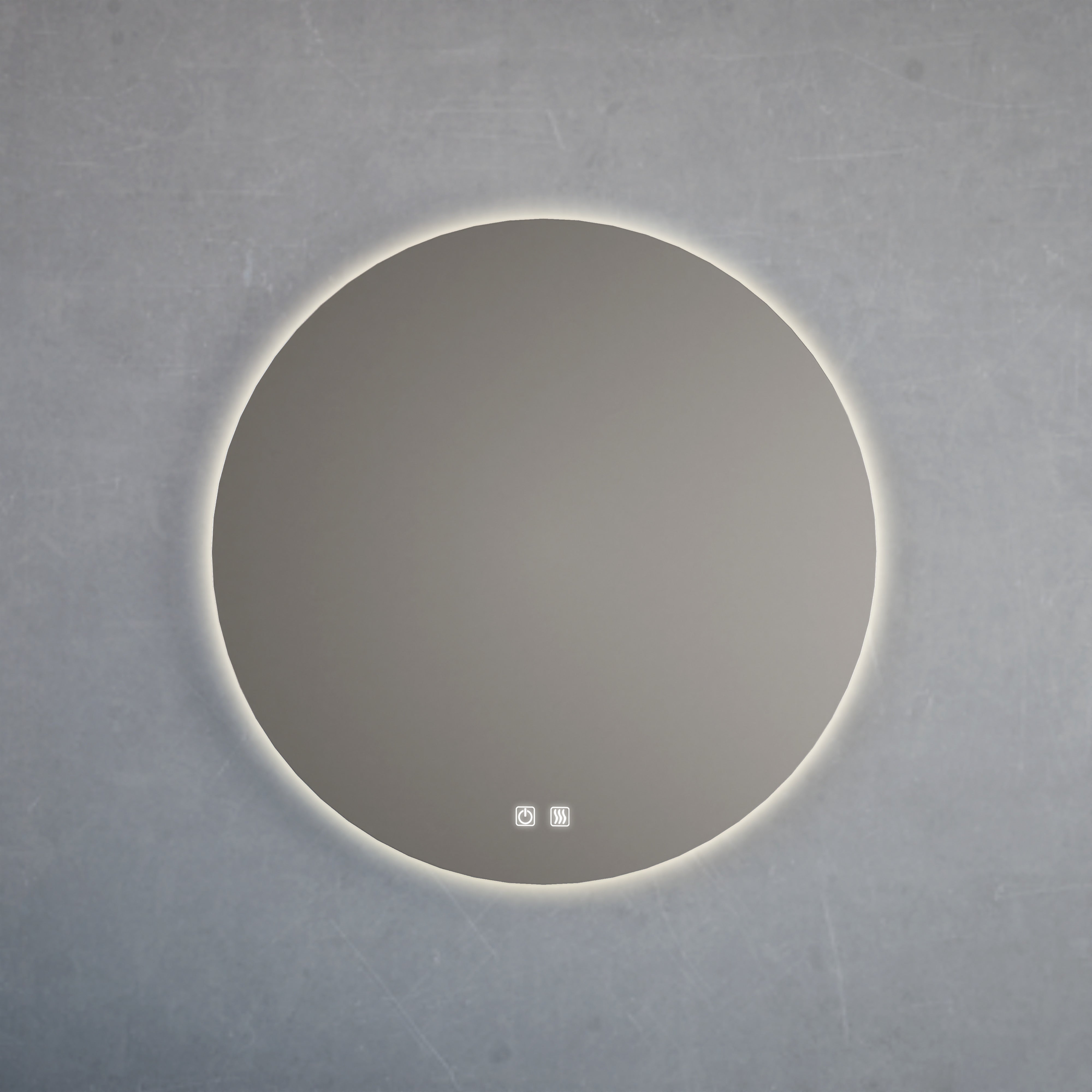 Feel Your Bath Espejo Bluetooth de Baño Redondo, Luz LED Regulable, 60cm, con Interruptor Táctil, Antivaho y Apagado Automático - 5
