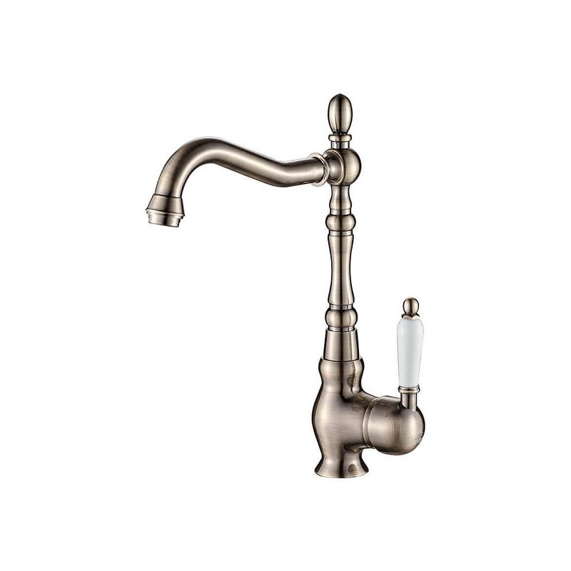 Bateria zlewozmywakowa Laveo Evora ruchoma wylewka mosiądz antyczny 1 szt.