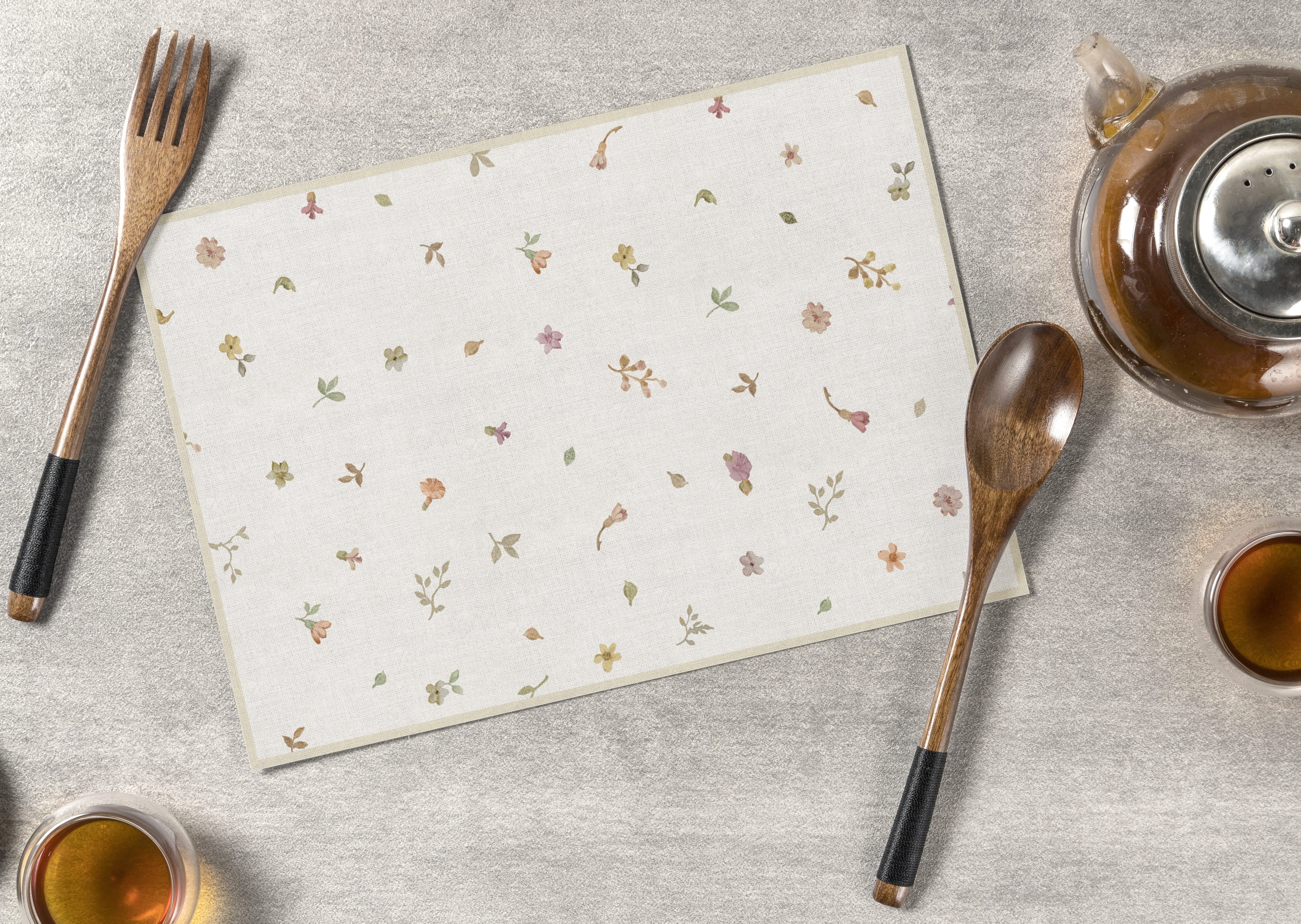 Nappes Individuelles En Tissu. Nappe Magicien. Nappe Personnalisée Pour Enfants. Nappe Individuelle En Tissu 45x30 Cm. Nappe En Polyester Avec Texture De Type Lin. Patronum Expresso