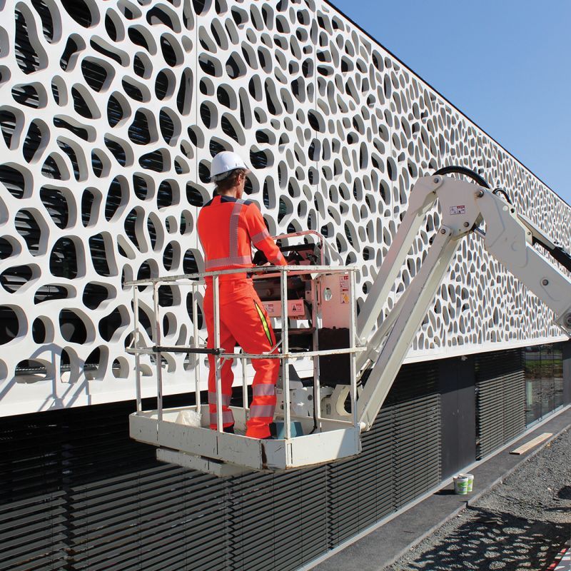 Cepovett - Pantalon de travail Stretch été Fluo SAFE - Orange / Gris - XL - 4