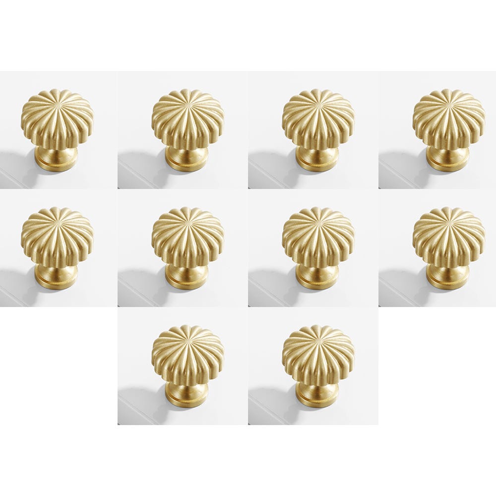 6 Pièces Boutons Portes Armoire Laiton Meuble Doré Tiroir Commode 6 Pièces Boutons Portes Armoire Laiton Meuble Doré Tiroir Commode